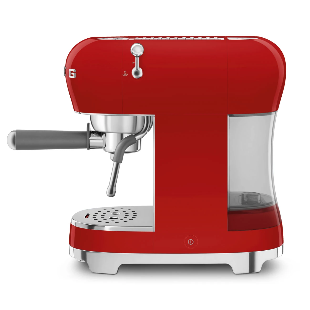Smeg ECF02RDEU - Macchina da Caffè Espresso Manuale Anni '50